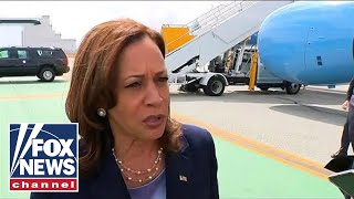 Watch: Kamala Harris ignores question on border