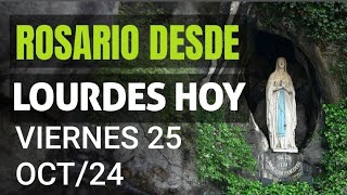 💐⚘️ VIERNES 25 DE OCTUBRE/24. ROSARIO DE LOURDES.  MISTERIOS DOLOROSOS 💐