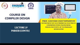 Lecture 27: Parser (Contd.)