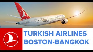 Turkish Airlines Economy Class (Airbus 350-900 Boston-Bangkok) Review