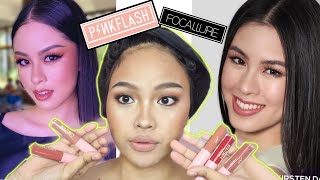 KISSES DELAVIN MISS U MAKEUP! FOCALLURE AND PINKFLASH COSMETICS!