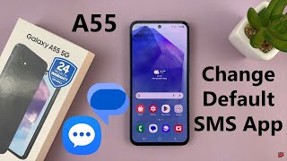 How To Change Default SMS App On Samsung Galaxy A55 5G