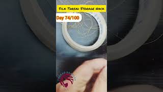 Silk thread hack #shortsfeed #shortvideo #shorts #diy #handmade #vijaymotivational #youtubeshorts