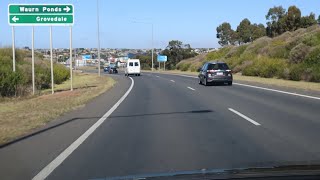 Driving from Werribee to Grovedale, Geelong via Princes Freeway.