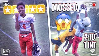 MY LITTLE BROTHER PLAYED IN HIS 1ST FOOTBALL GAME & WENT CRAZY **BRIGHT FUTURE**