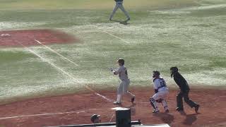 野球選手フォーム集784ジャイアンツ重信慎之介の打撃フォーム 戸田の土手から （2022/４/2 イースタン ヤクルトスワローズ対 読売ジャイアンツ）