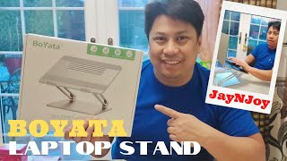 UNBOXING BOYATA LAPTOP STAND | I bought my son a laptop stand | JayNJoy vlog 265