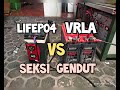 Baterai PLTS Lifepo4 LFP VS lead acid VRLA