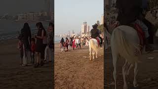 horse riding at dadar Chowpatty | Mumbai