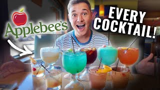 I Drank Every Applebeeās Cocktail in One Sitting⦠Hereās the Ranking