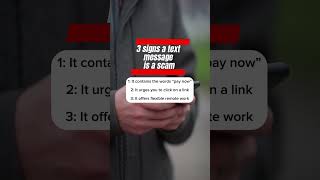 Never click these 3 types of text messages #phonescam #smartphone