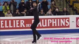 Yuzuru Hanyu got interrupted by Denis Ten