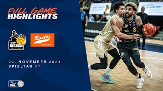 MHP RIESEN Ludwigsburg vs. RASTA Vechta - Full Game Highlights - Spieltag 7 - Saison 2024/25