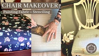 How To Paint Fabric | Add Detail With Mesh Stencils