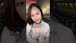 ※フィクション【CAあるある⁈】TikTok530万回再生🥺韓国語ver.