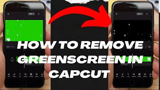 how to remove green screen in capcut