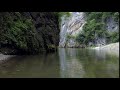 carps and fish swimming in satetsu river of geibi gorge or geibikei in iwate prefecture japan asia