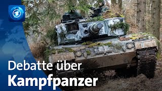 Ramstein: Debatte um Kampfpanzer vom Typ „Leopard 2“ vermutlich im Fokus