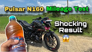 Pulsar N160 1 Litre Mileage Test || Bajaj Pulsar N160 Mileage Test @warriorJPS