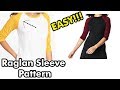 Raglan Sleeve Pattern Tutorial//Pattern Making