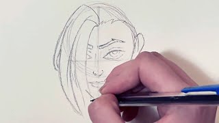 How to draw Jinx (From Arcane) step by step