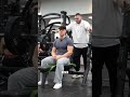 david vs goliath. the bench press. shorts fitness strength benchpress gymhumor