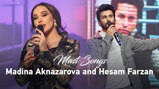 Madina Aknazarova and Hesam Farzan Top Mast Songs | آهنگ‌های مست و محبوب از مدینه و حسام فرزان