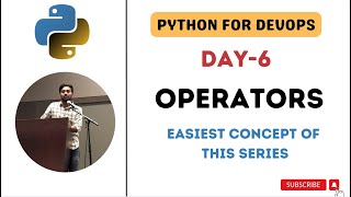 Day-6 | Operators | Python for DevOps #python #abhishekveeramalla