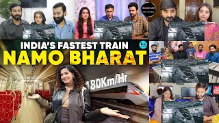 Namo Bharat: India's Fastest Train Unveiling the Future of Rail Travel | mix mashup reaction | react
