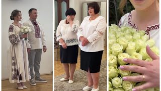 РОЗПИС ТАНІ ТА АНДРІЯ🤵🏼‍♂️👰🏼‍♀️ПОДАРУНОК ВІД МАРІЇ Родина Герус 25/4/25 Частина 2