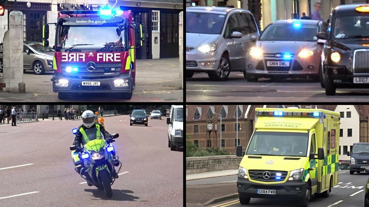 British Emergency Vehicles Best Catches - YouTube