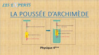 La Poussée d'Archimède - Physique 4ème PCT