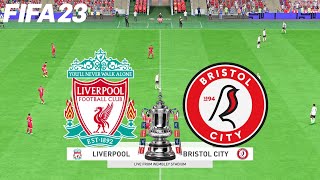 FIFA 23 | Liverpool vs Bristol City - The FA Cup - PS5 Full Match & Gameplay