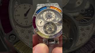 Haofa Tourbillon Sapphire Crystal K9 watch check #shorts #haofa #sapphire #crystal