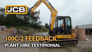 JCB 100C-2 Mini Excavator - What Do Customers Think? - Plant Hire Testimonial