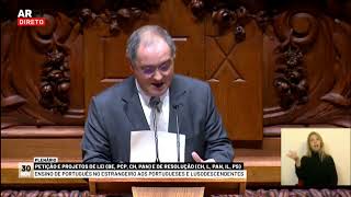 30-11-2022 – Debate Parlamentar | Ensino de português no estrangeiro | Paulo Pisco