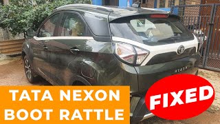 Tata Nexon I How to Fix Rattling Noise from Boot I Simple Solution