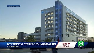 Kaiser holds groundbreaking for new, all-electric medical center in the Railyards