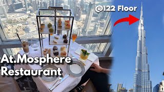 DUBAI 🇦🇪 World's Highest Restaurant Guinness World Record: At.Mosphere [4K HDR]