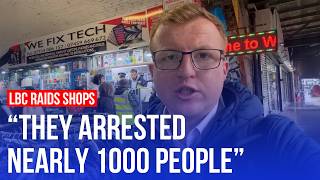 Inside police raids on dodgy barbers and vape shops