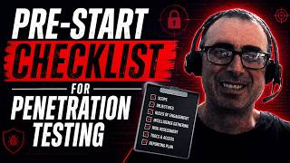 Pre-Start Checklist for Penetration Testing