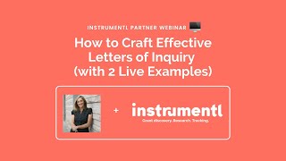 How to Craft Effective Letters of Inquiry ft. Margit Brazda Poirier | Instrumentl Grants Workshop