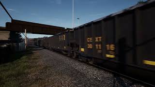 Donald \u0026 Douglas leads the CSX Coal Train