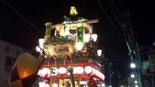 平成28年 佐原の大祭 新宿秋祭り 年番引継ぎ行事 仲川岸 出馬鹿