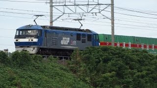 2015/06/07 早朝のJR貨物54レ・5054レ・1055レ 東海道本線