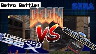 Doom CD 32X Fusion VS MegaDoom Sega Genesis/Mega Drive