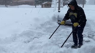 Gaylord, Michigan hits 100 inches of snow today January 4th, 2025