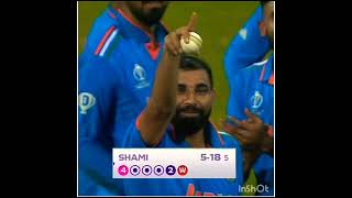 #virat #icc # mohd Shami # 5 wicket # IND vs srilanka world cup match