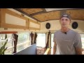 gorgeous $12k diy school bus conversion 24ft tiny house on wheels