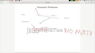 04 Introduction to CG - Geometric Predicates (line/segment intersection)